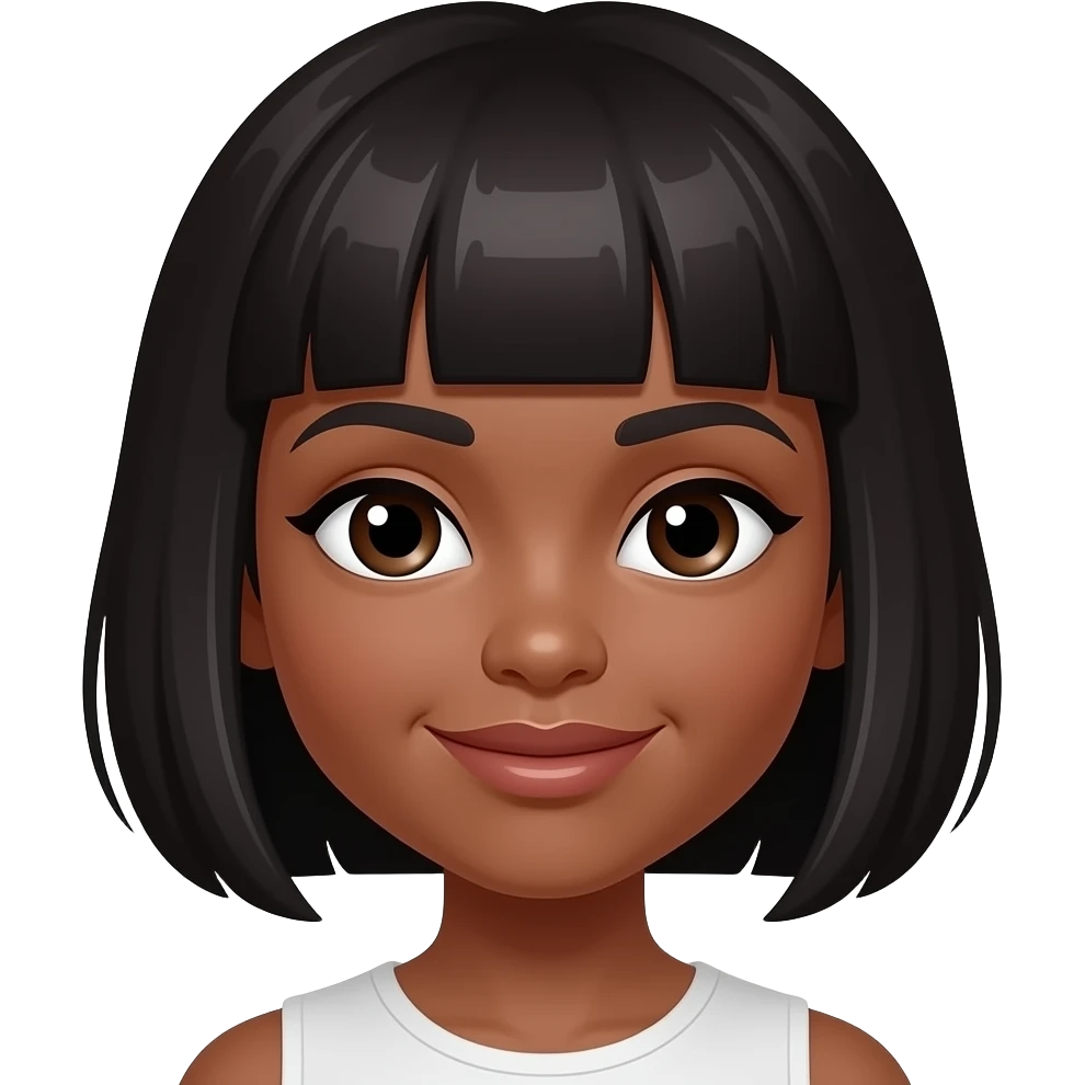 Make it a black girl with bob haircut emoji