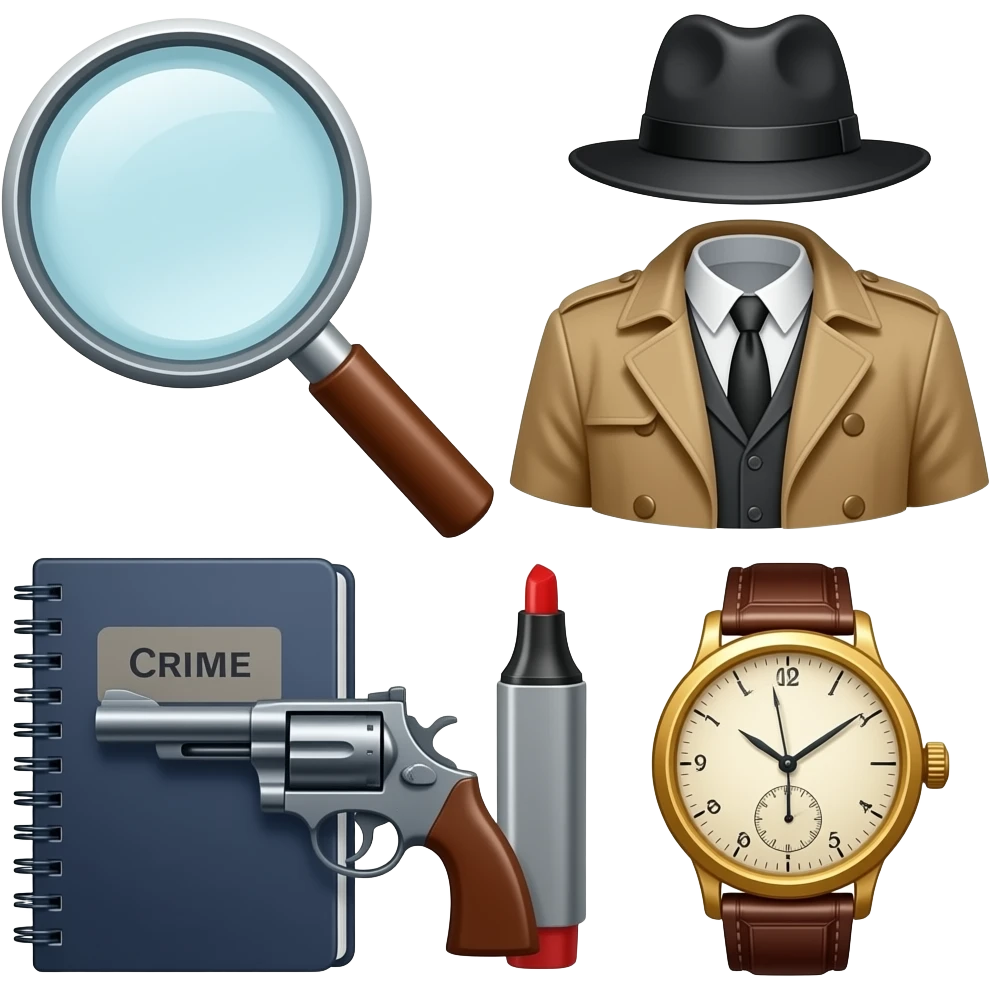 dedective items emoji
