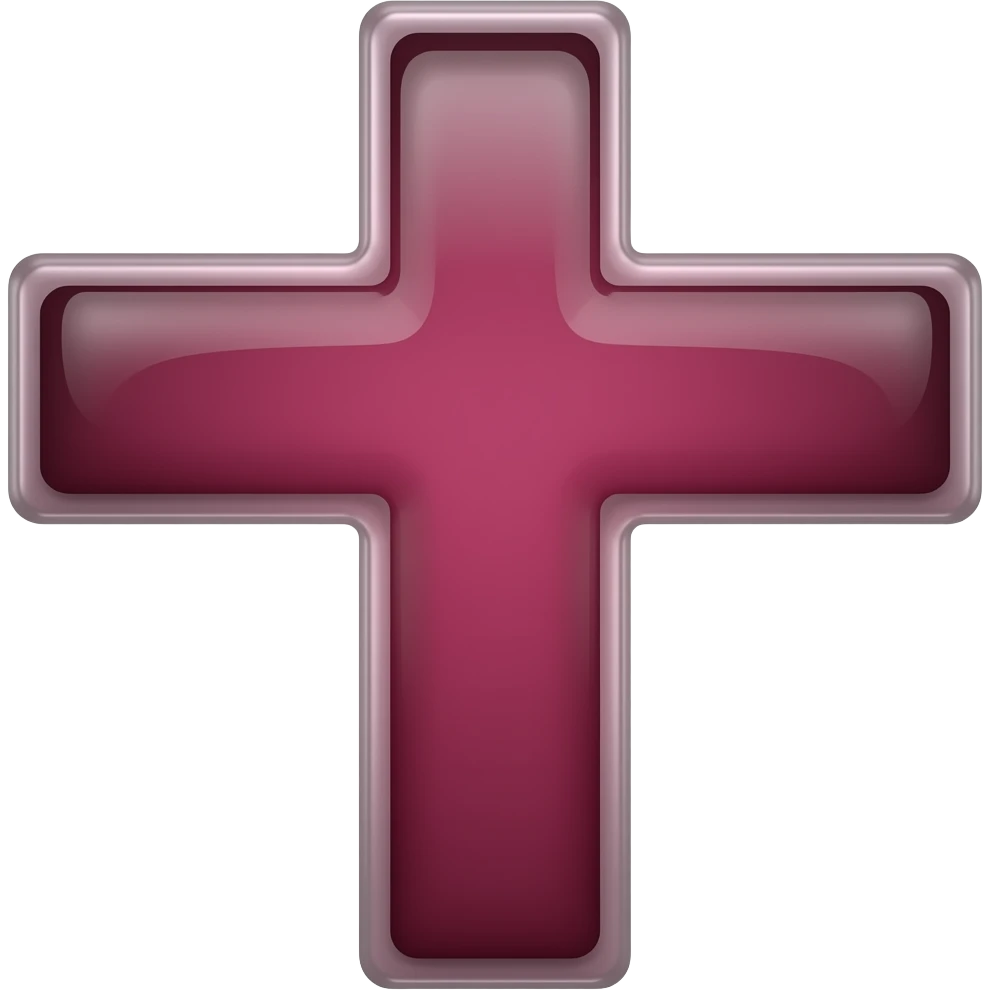 Cruz de borgoña emoji