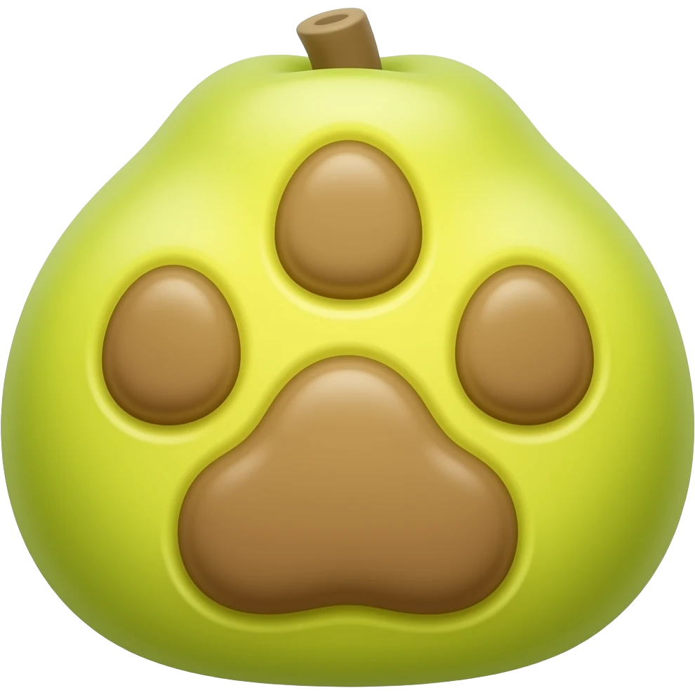 Pawpaw cartoon emoji