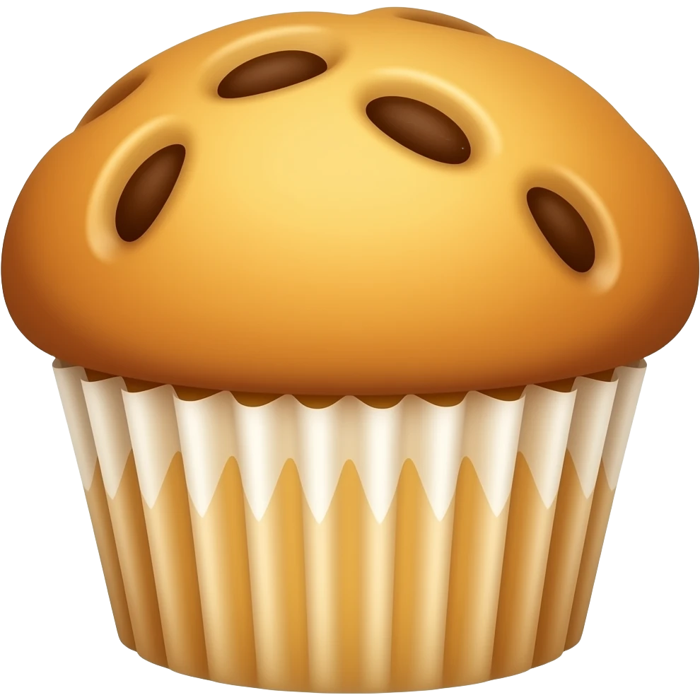banana muffin emoji