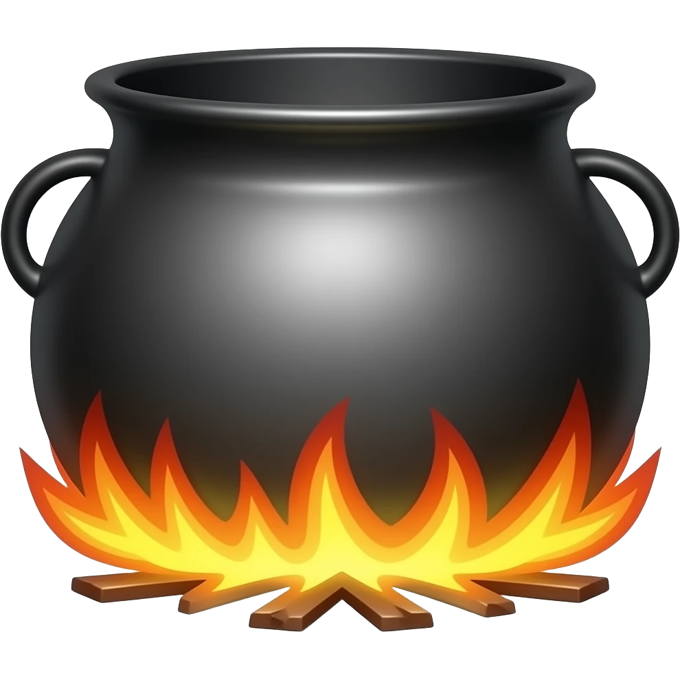 witches cauldron emoji