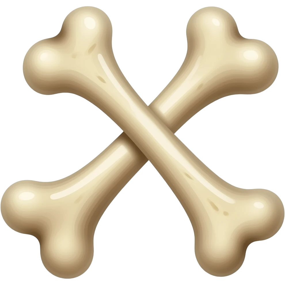 cooked bones emoji