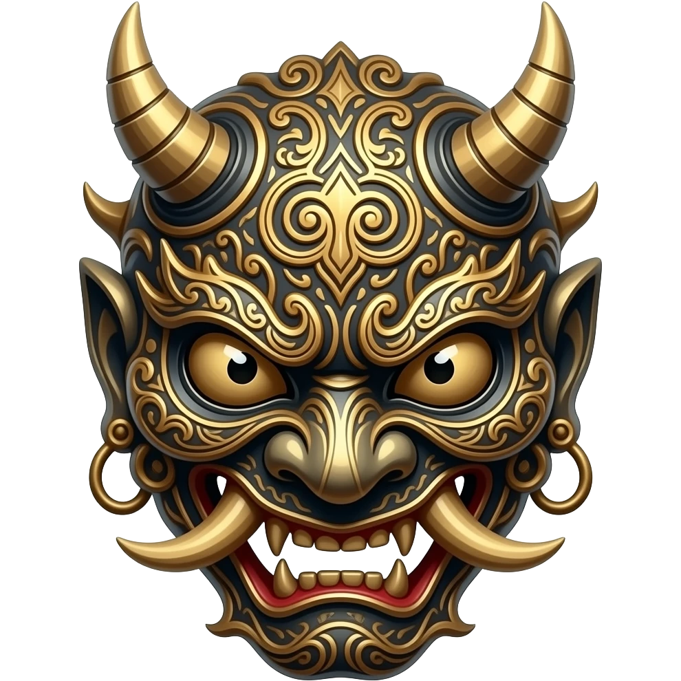 Demon mask emoji