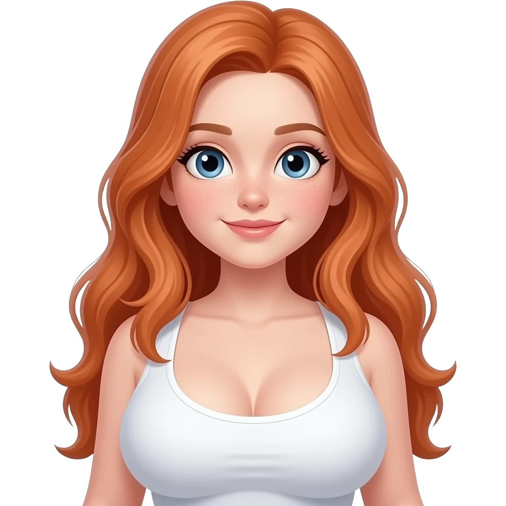 13 year old a pretty girl with light red hair and huge giant boobs emoji