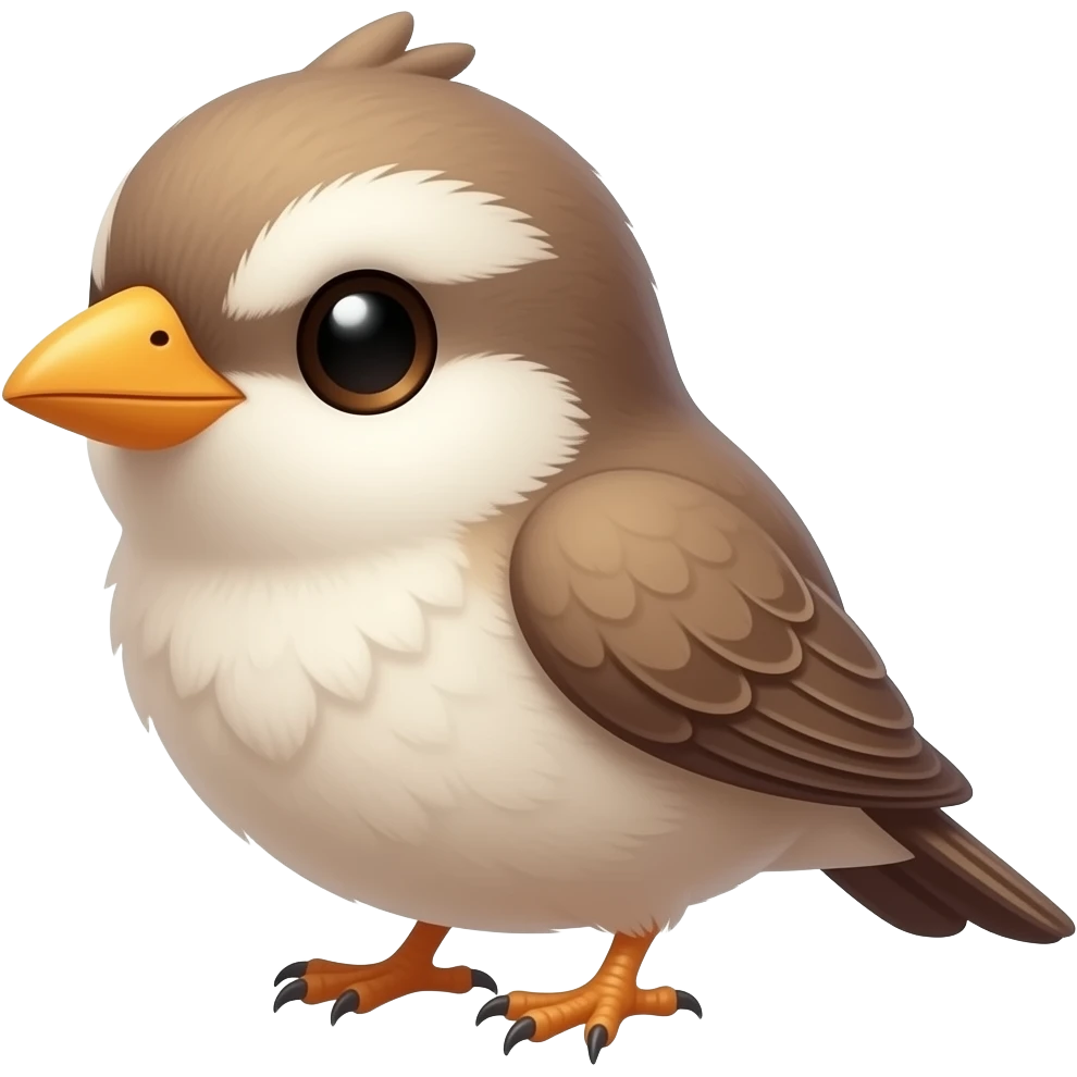 Cute small birds emoji