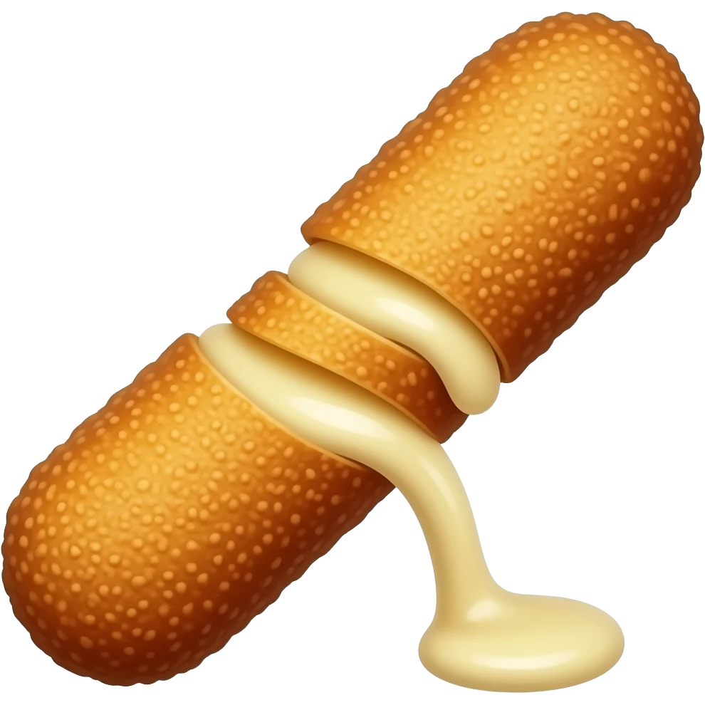 Mozarella stick emoji