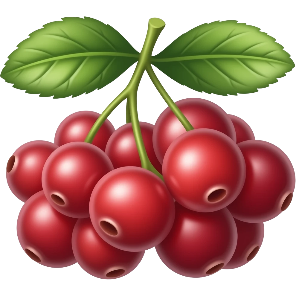 ягоды клюквы emoji