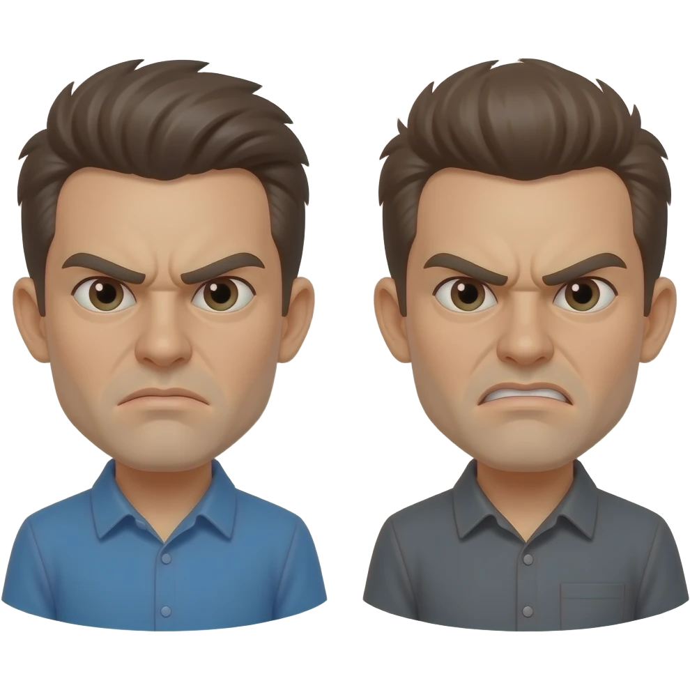 😑+😡 emoji