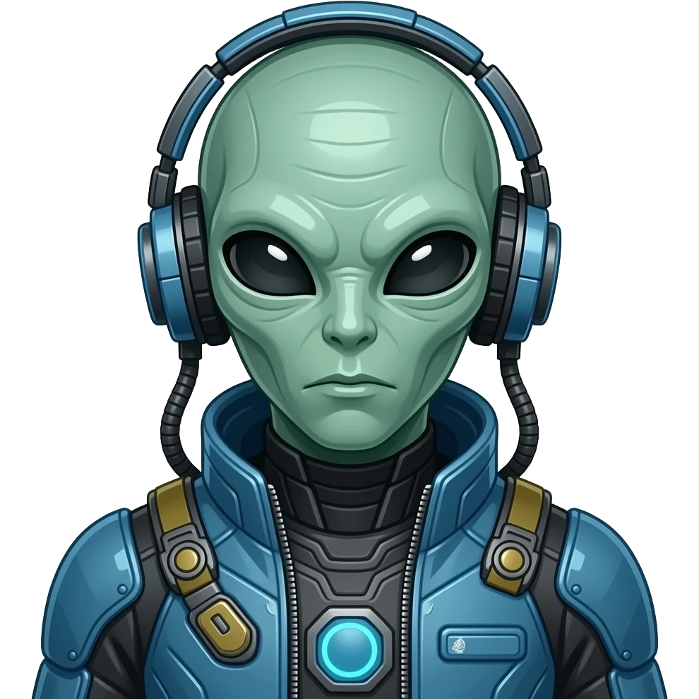 Tech Alien emoji