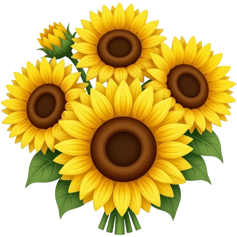 Sonnenblumenstrauß emoji