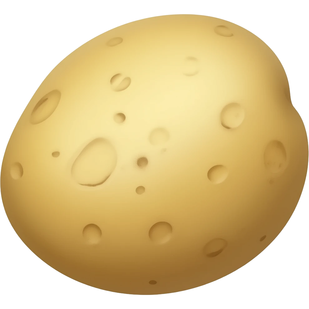 one potatoes emoji