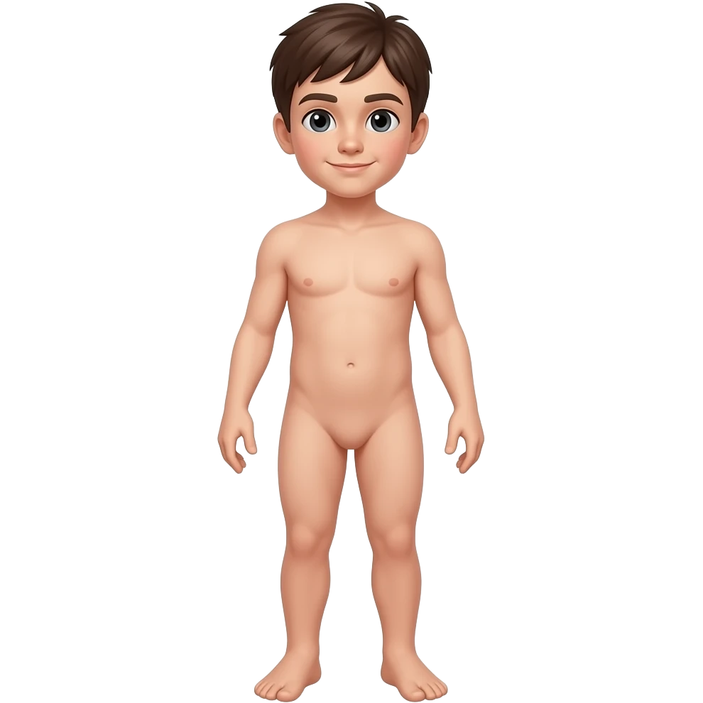 Boy naked full body tall nude emoji