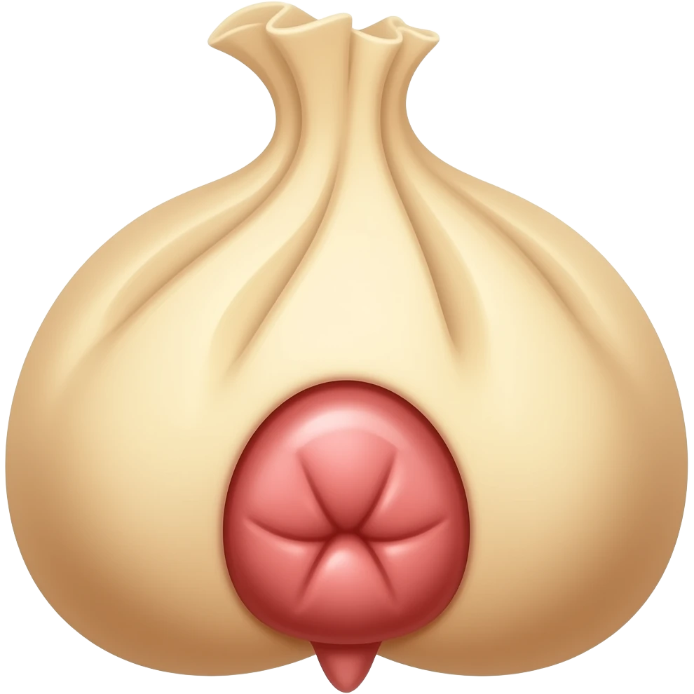 Rectum like buns emoji