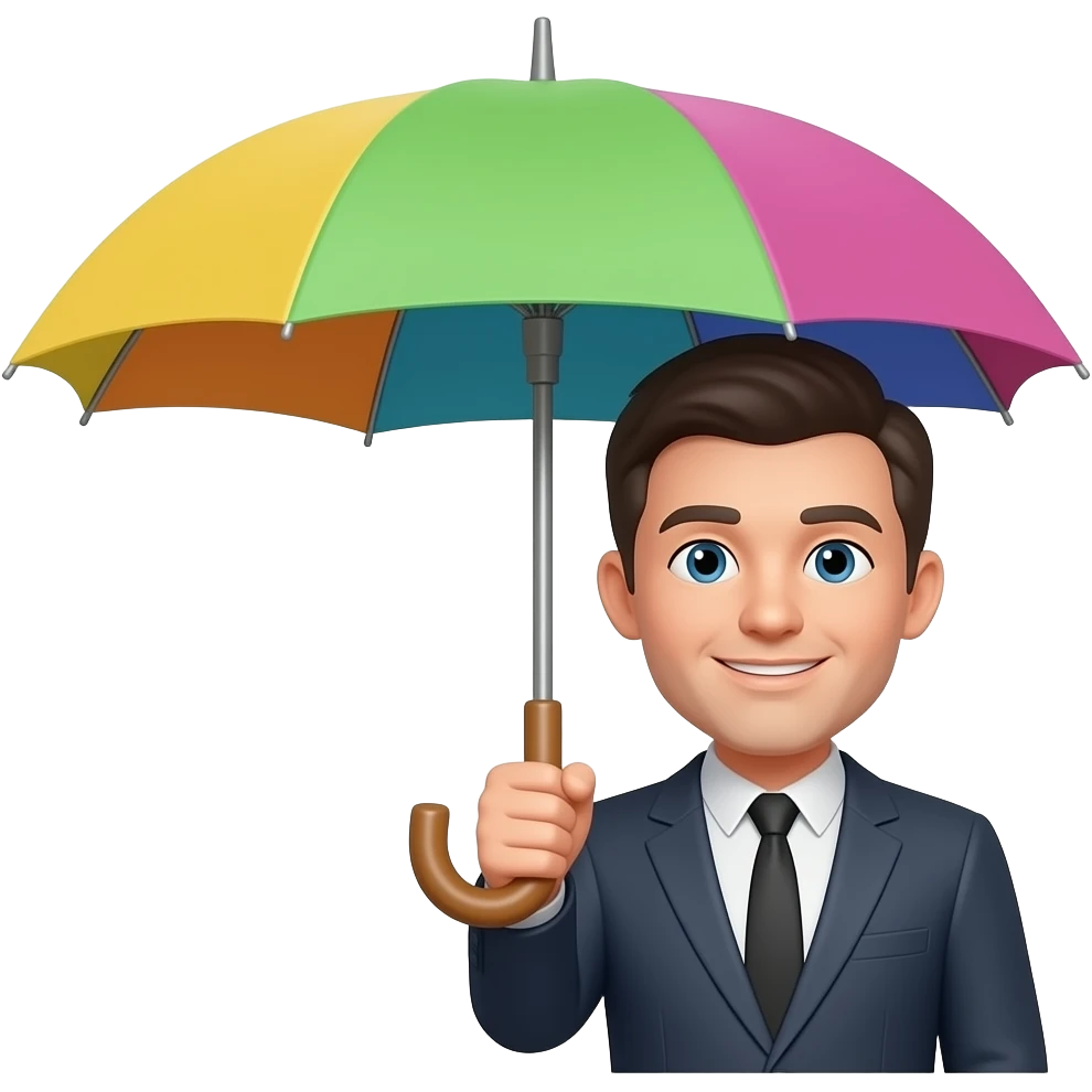 umbrella gesture emoji