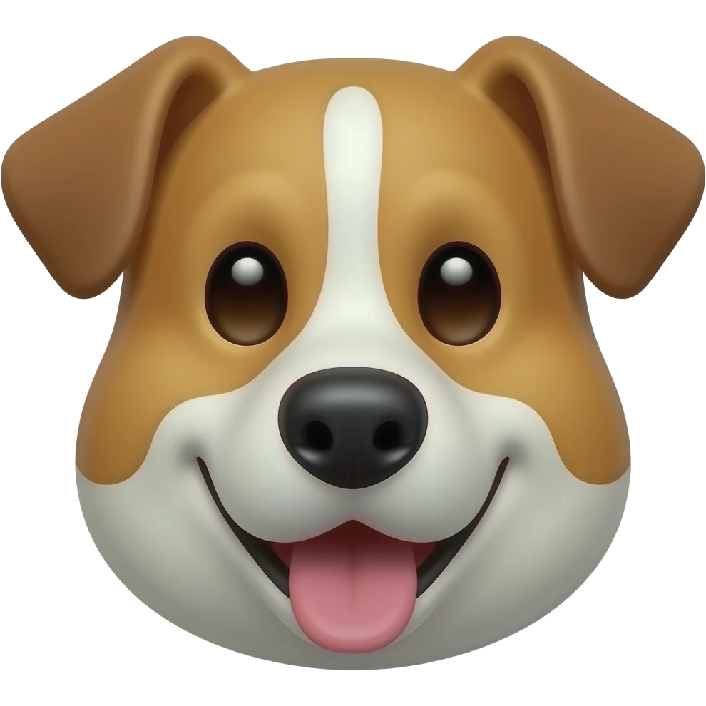 perro boca emoji