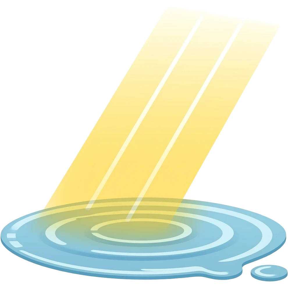 Raining sun emoji