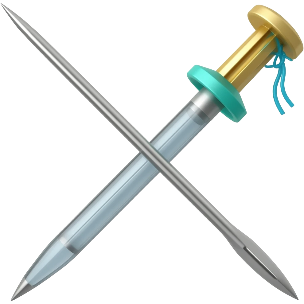 a crossed out needle emoji