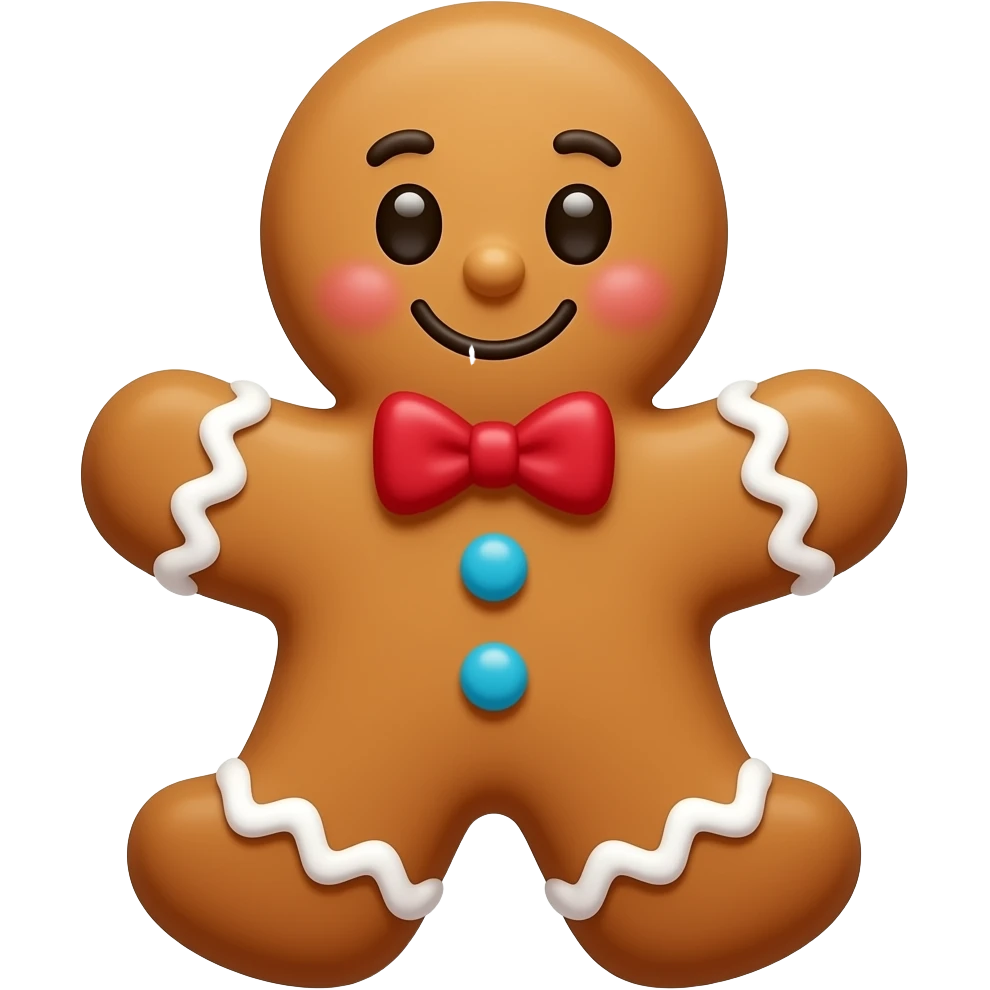 gingerbread emoji