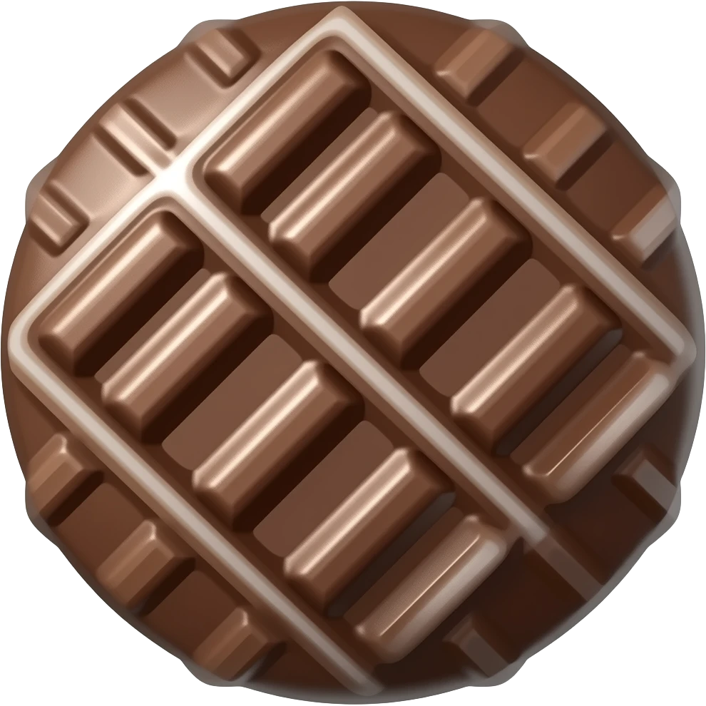 dark chocolate emoji