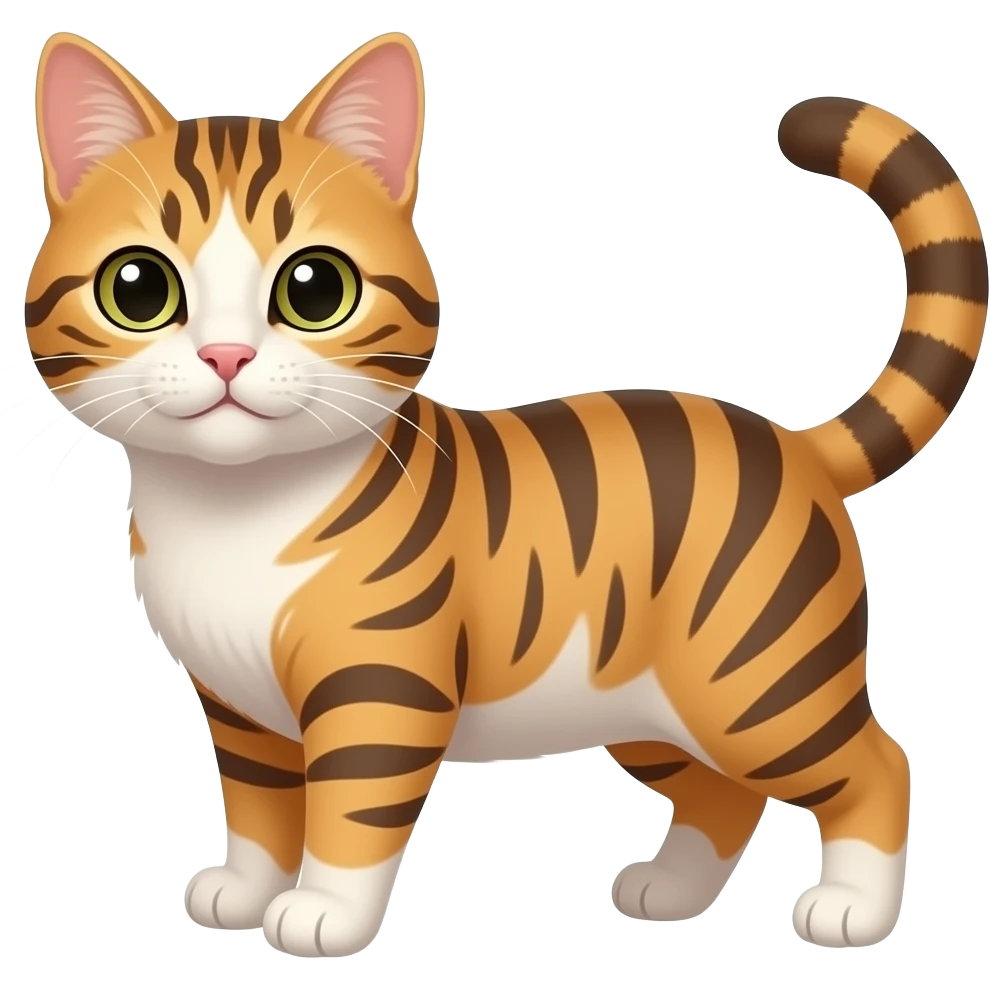 A hot cat emoji