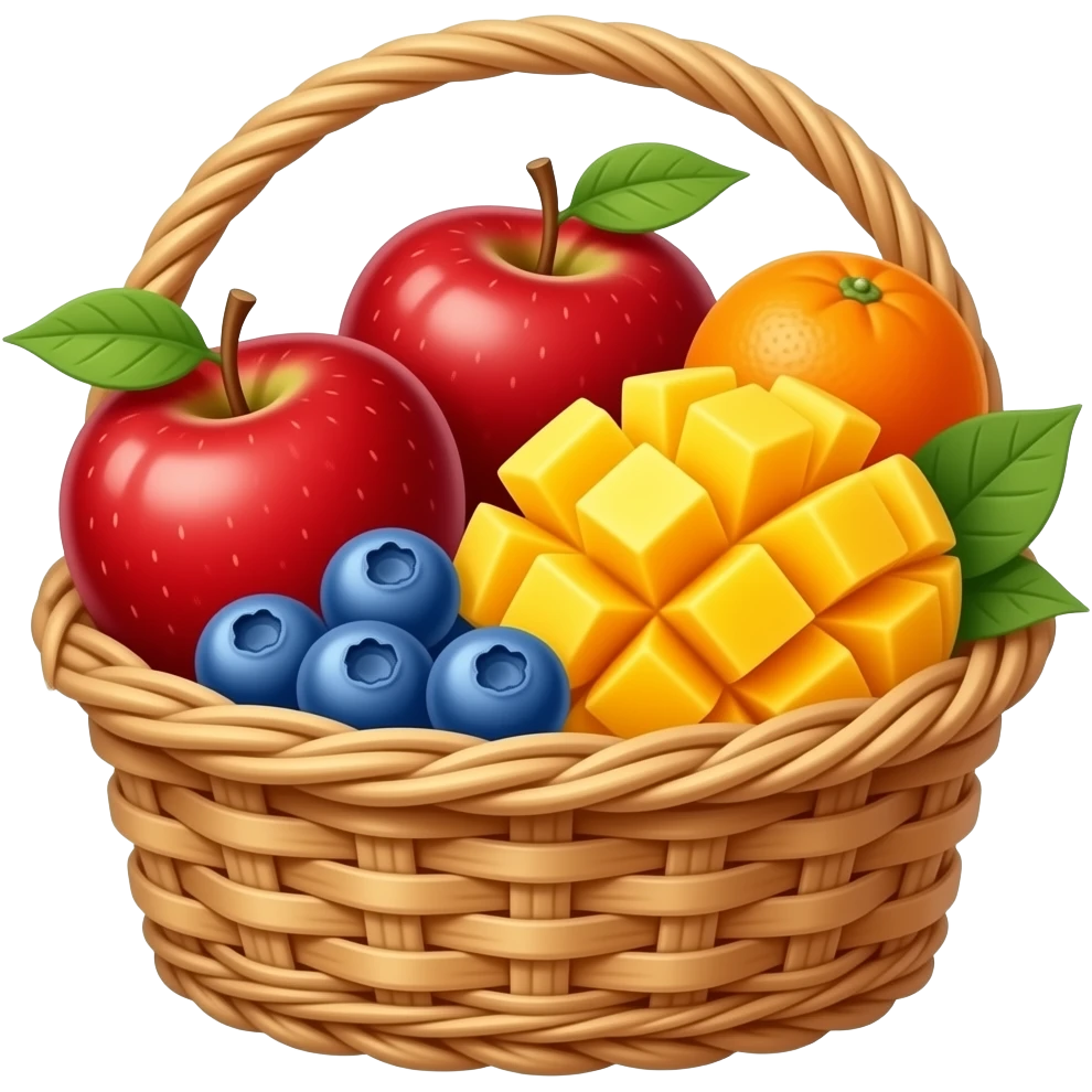 fruit basket emoji