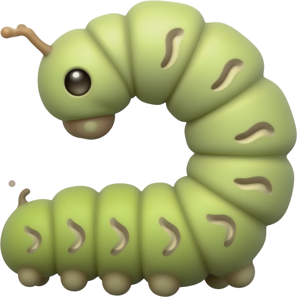 Caterpillar emoji