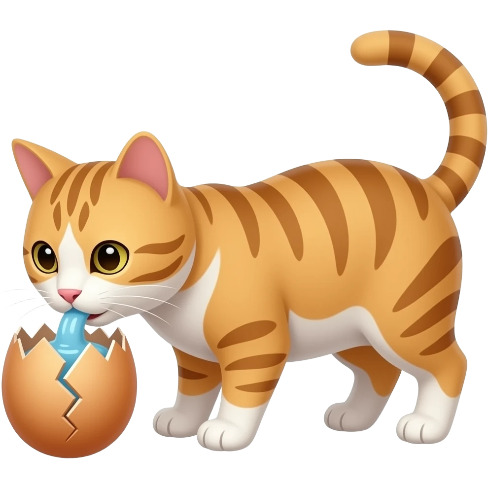 🥚🐱 Let's drink it emoji