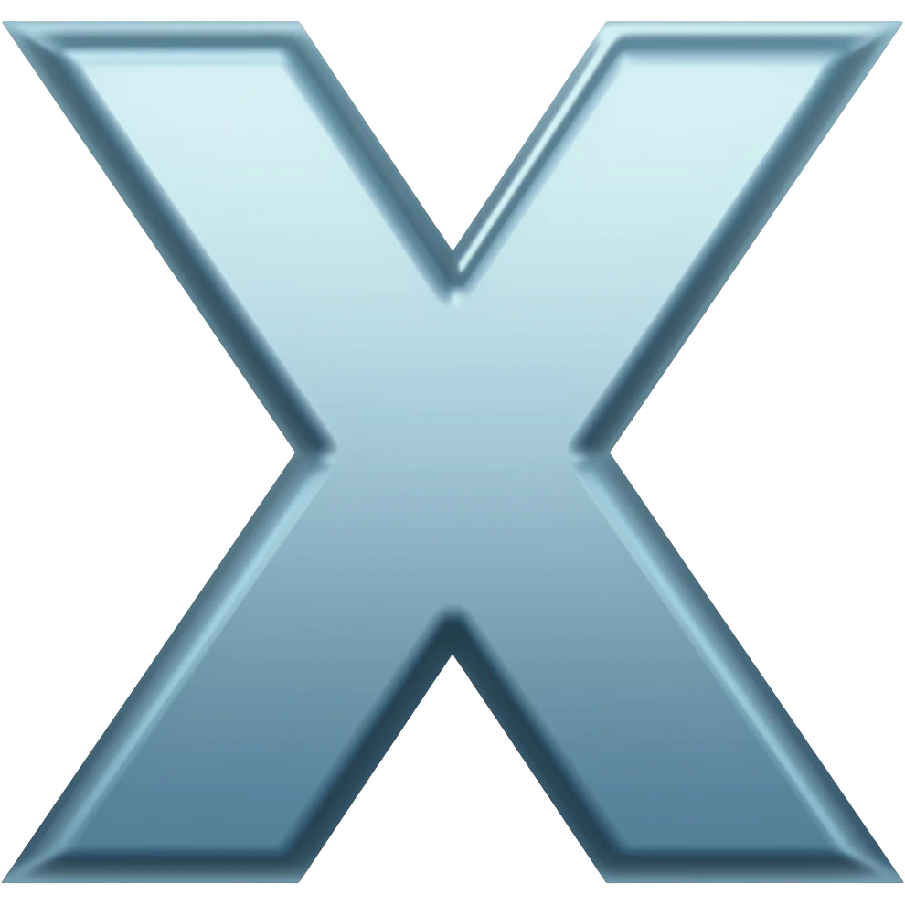 X emoji