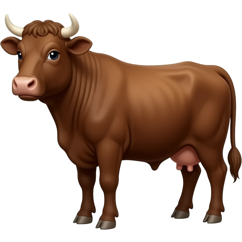 Brown Ox emoji