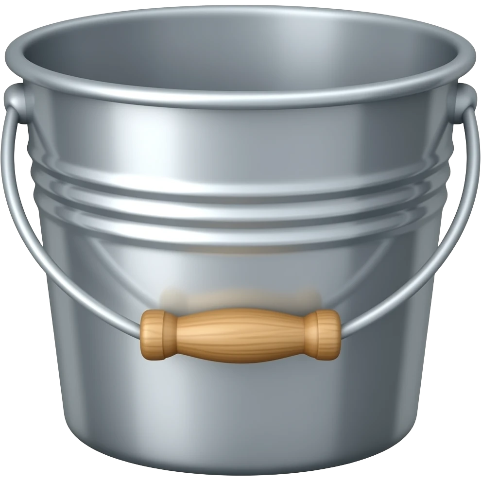 STEEL BUCKET emoji | AI Emoji Generator