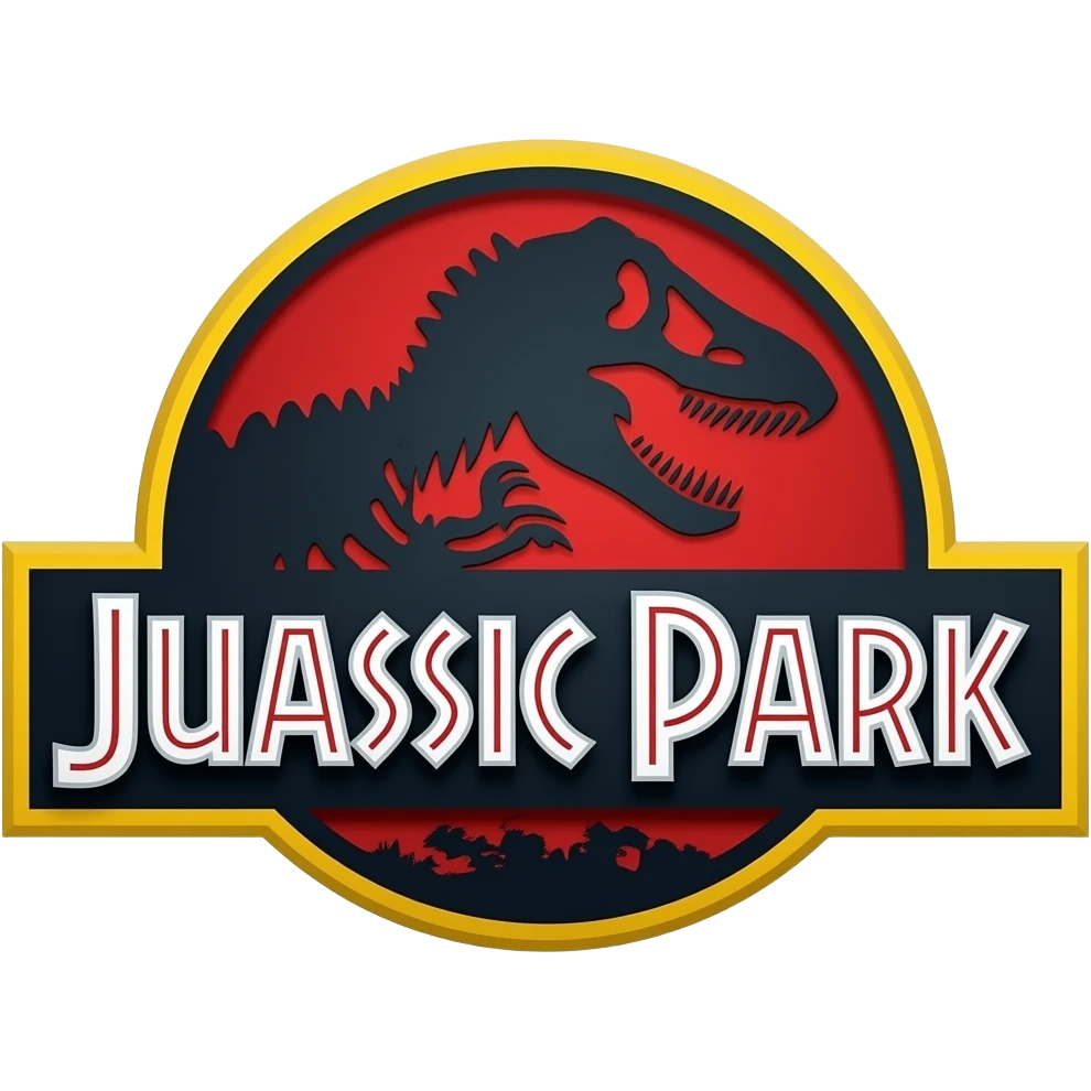 Jurrasic park logo emoji