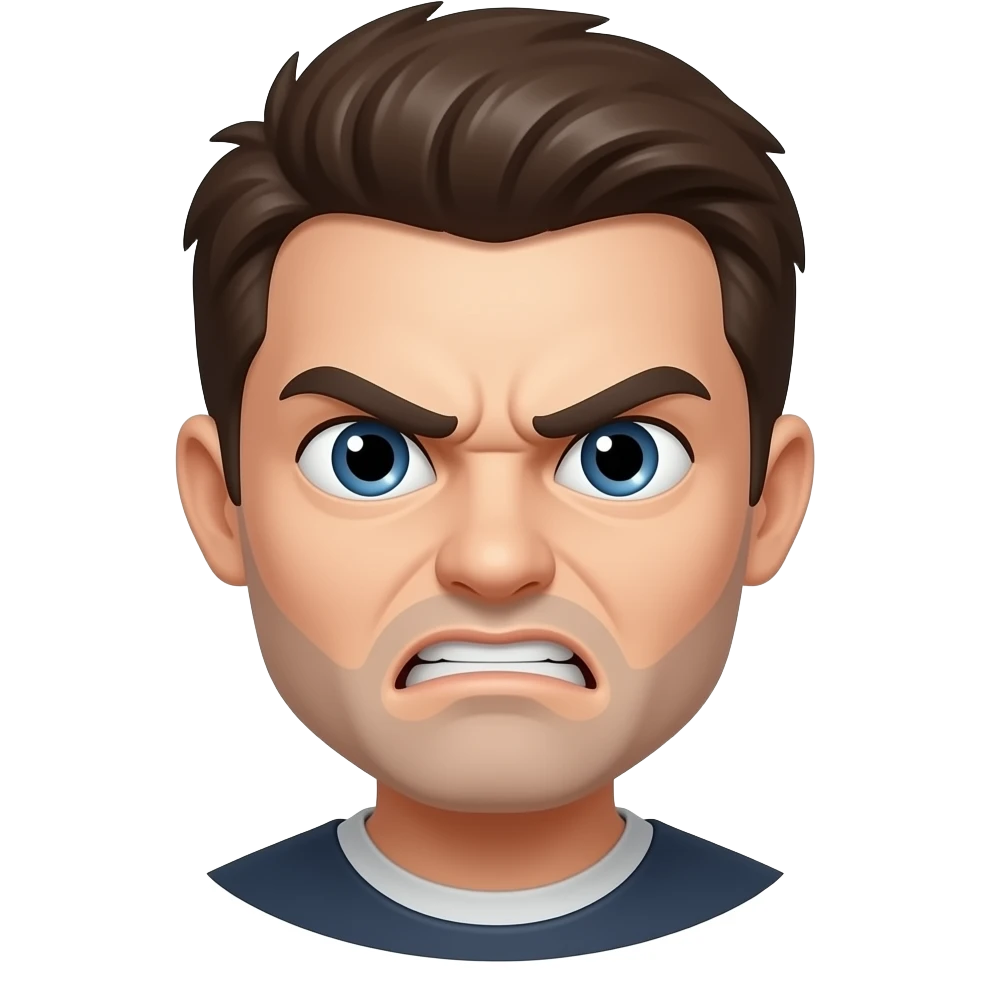 Super angry emoji