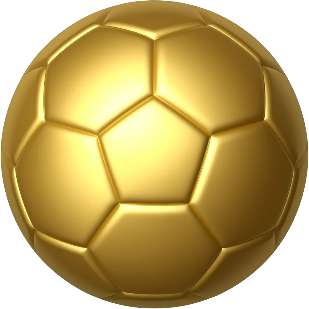 golden soccer emoji