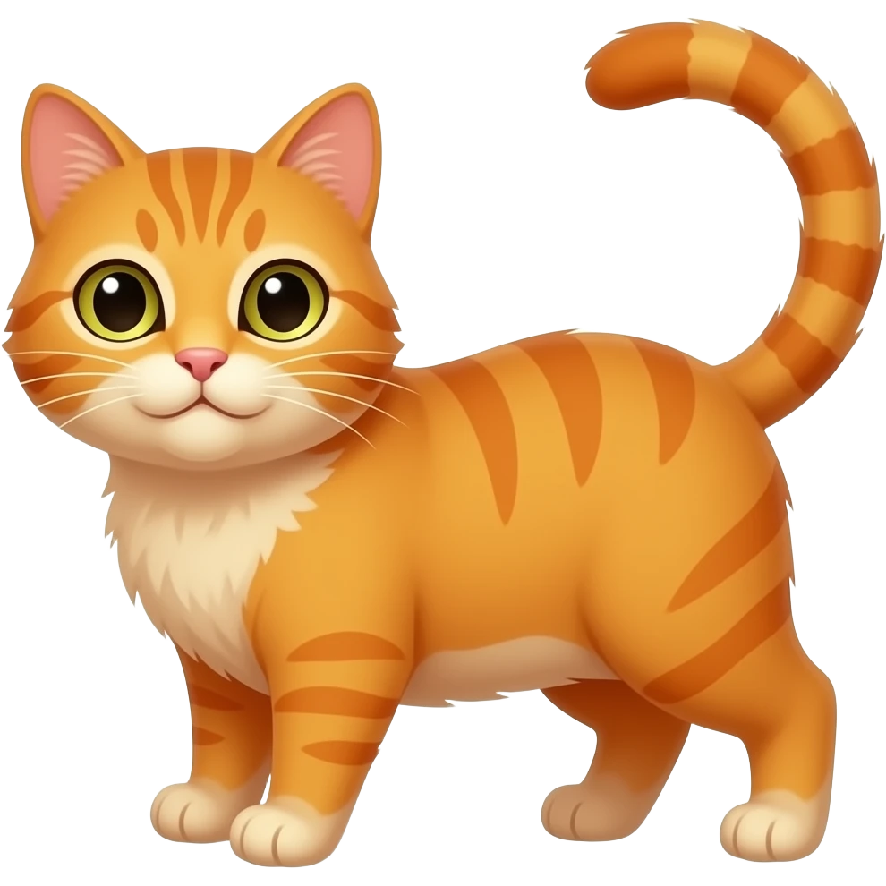 Orange cat emoji