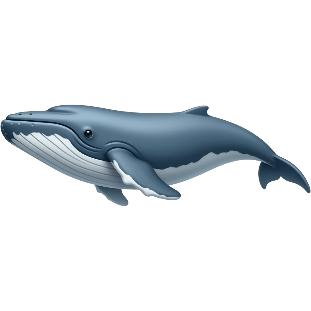 Humpback whale emoji