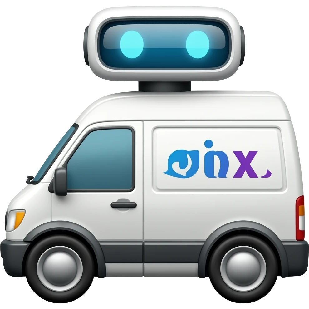 delivery robot van emoji