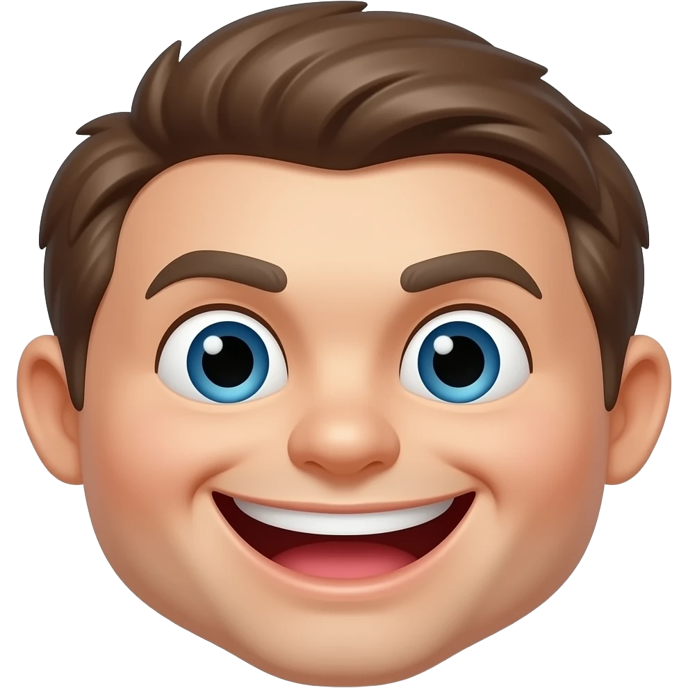Funny face emoji