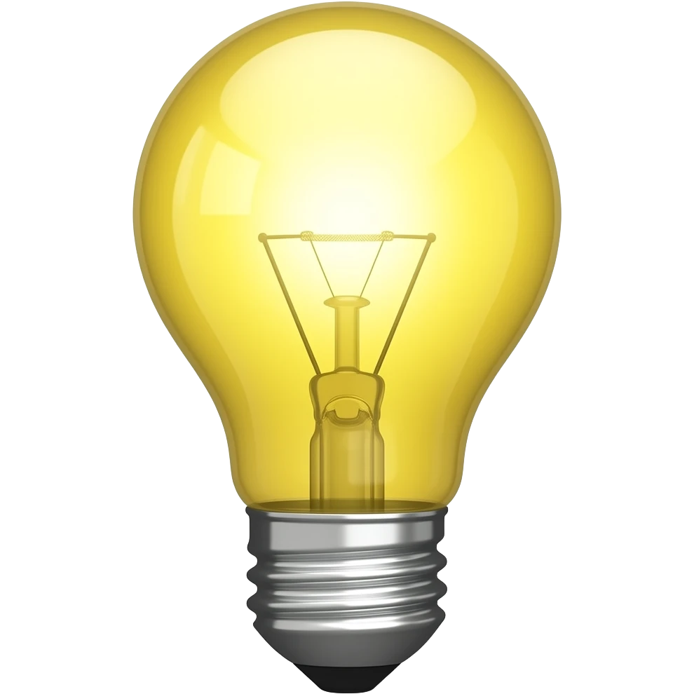 lightbulb emoji