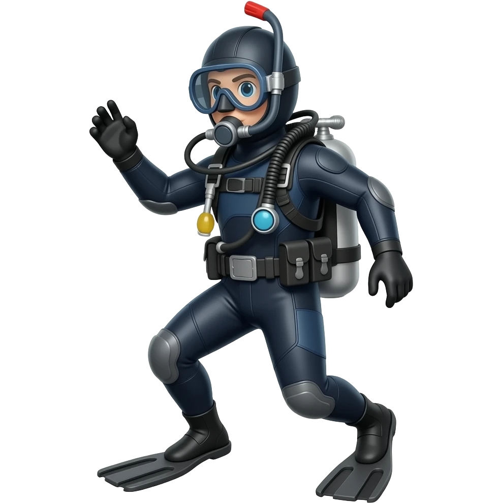 Scuba dance emoji