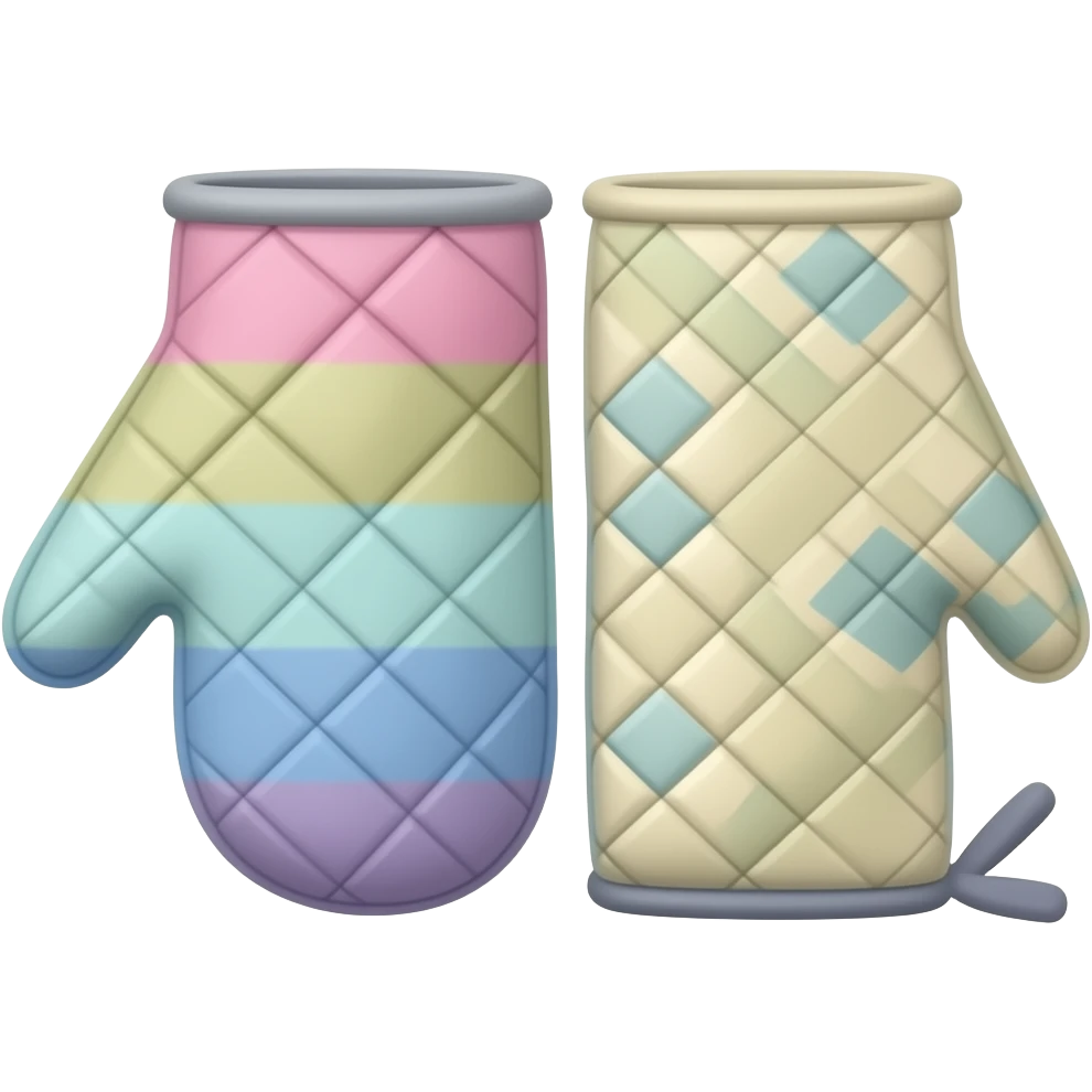 oven mitts cartoonish and soft emoji