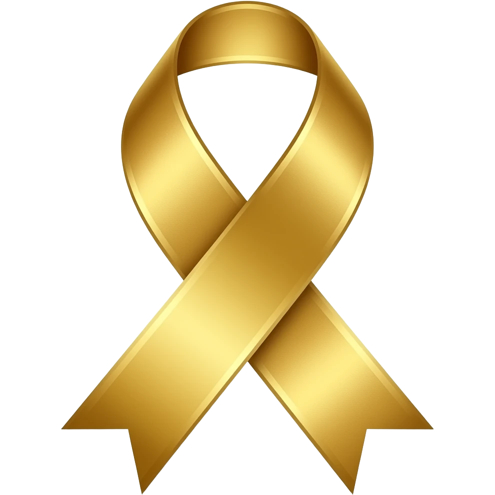 laço dourado emoji