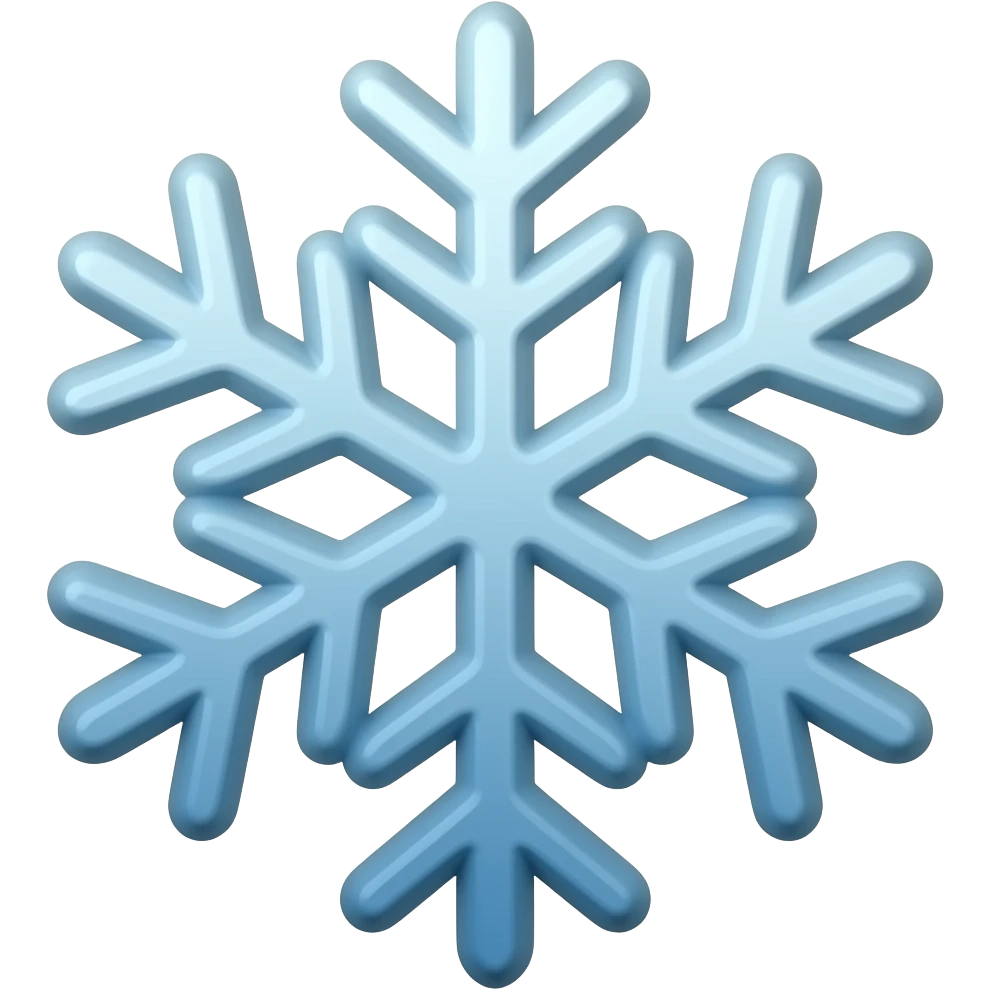 Snowflake emoji