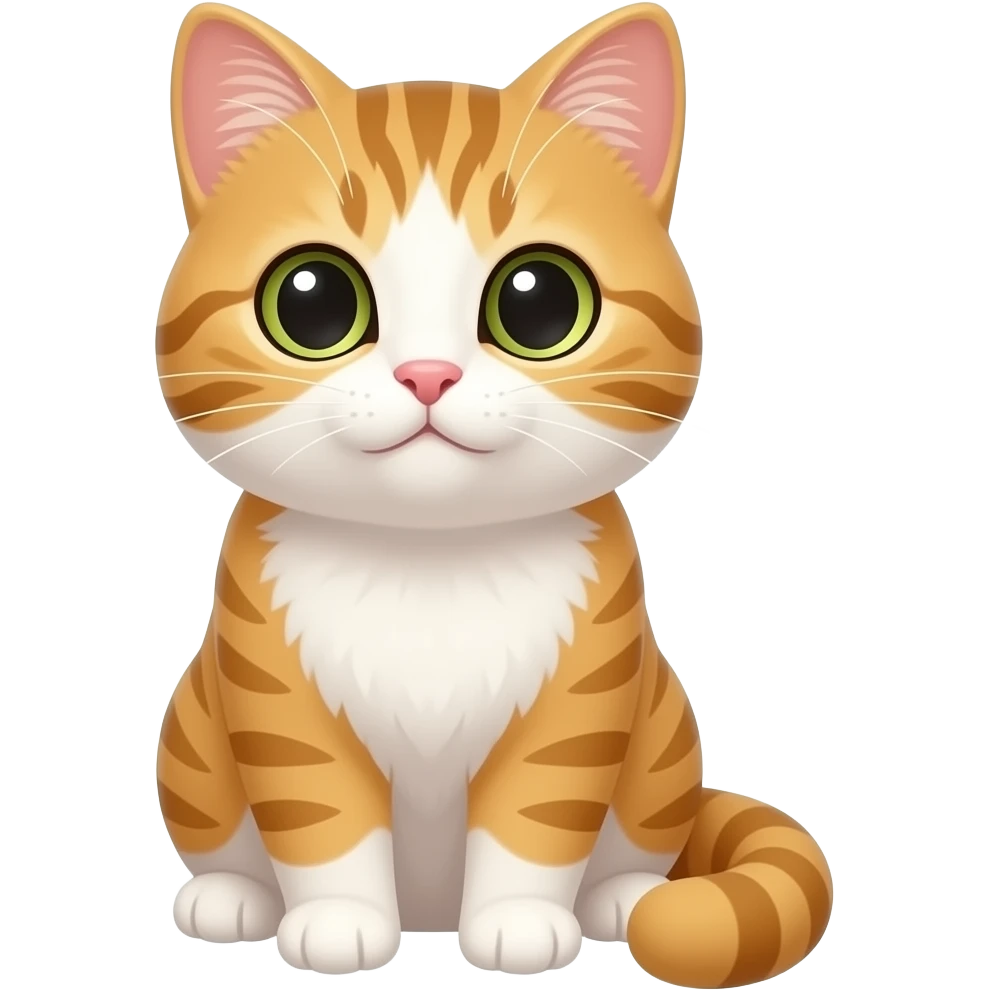 A cute cat emoji