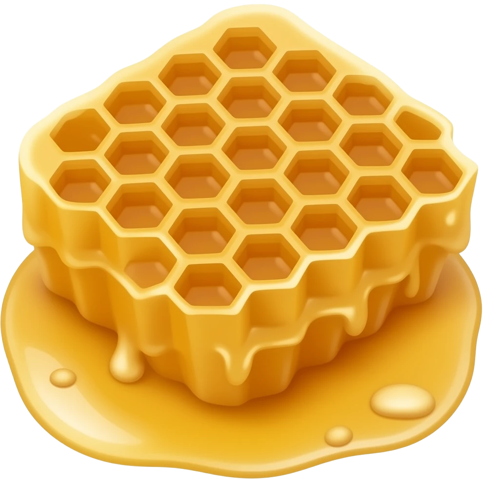 beeswax in honeycomb emoji