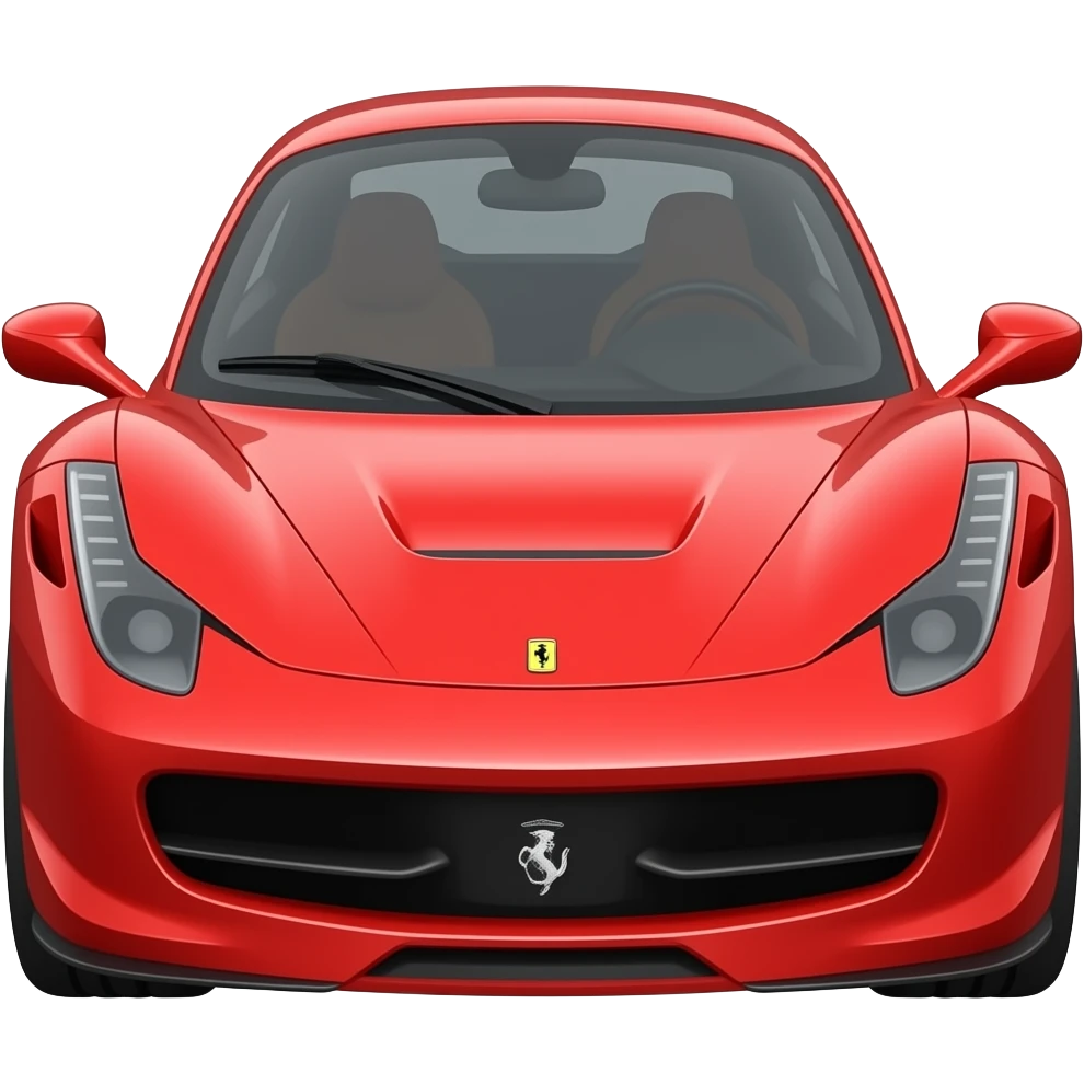 ferrari without wheels emoji