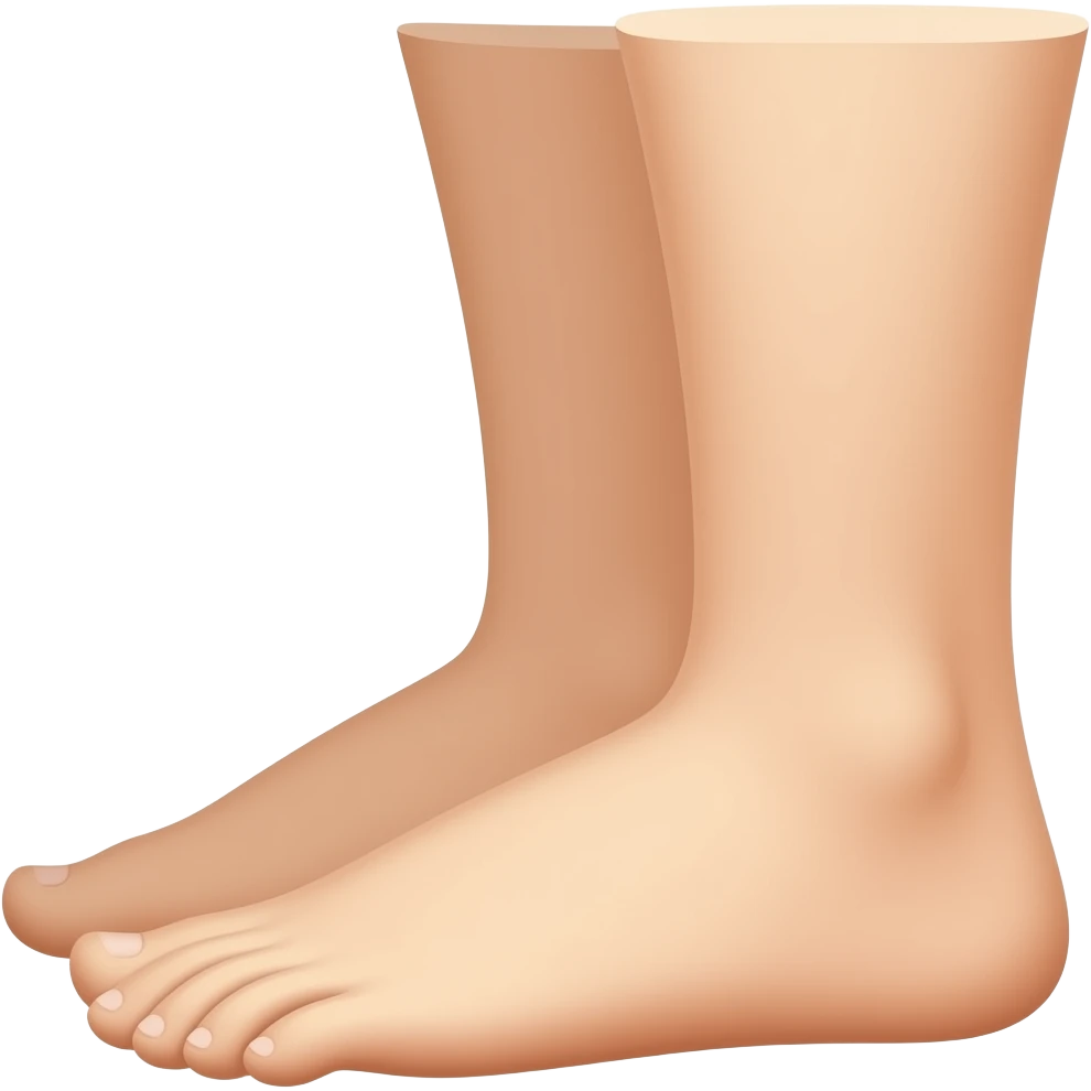 human leg emoji