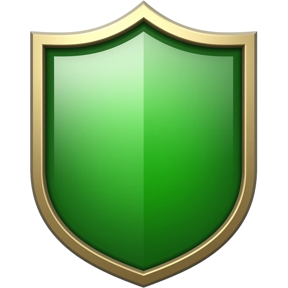 green shield emoji