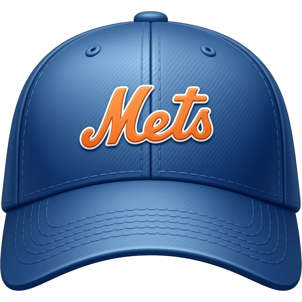 Mets baseball hat emoji