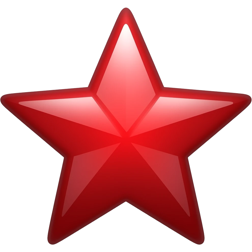 Red Star emoji